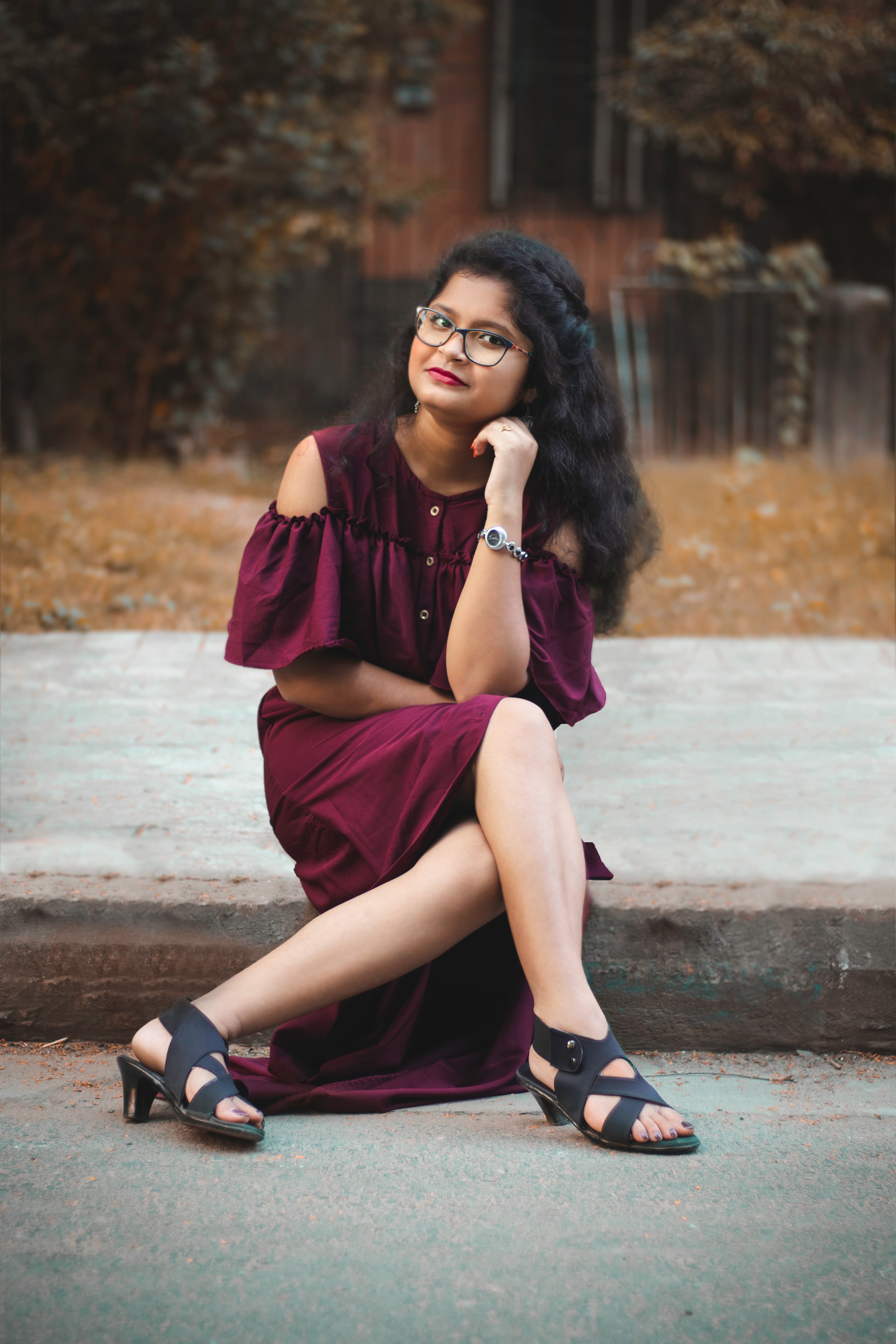 Outdoor portrait during golden hour